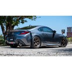 Borla ATAK Cat-Back Exhaust System w/ 4.5in Polished Chrome Tips, 2022-2026 BRZ & GR86 - Angle 2