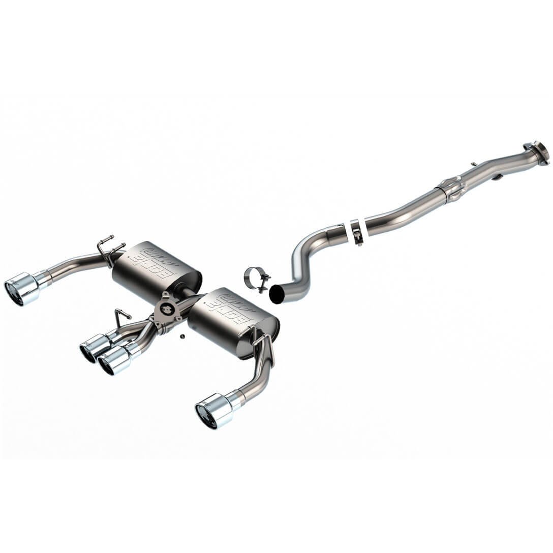 Borla ATAK Cat-Back Exhaust System w/ 4.5in Polished Tips, 2023-2025 GR Corolla