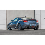 Borla ATAK Cat-Back Exhaust System w/ 5in Black Chrome Tips, 2022-2026 BRZ & GR86 - Angle 2