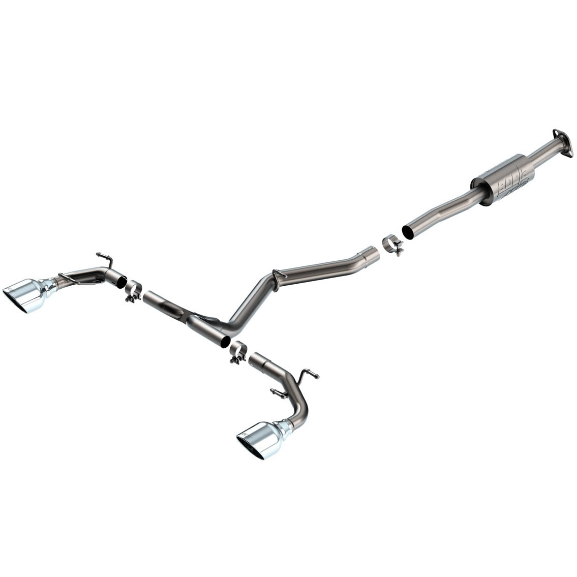 Borla ATAK Cat-Back Exhaust System w/ 5in Polished Tips, 2022-2026 BRZ & GR86