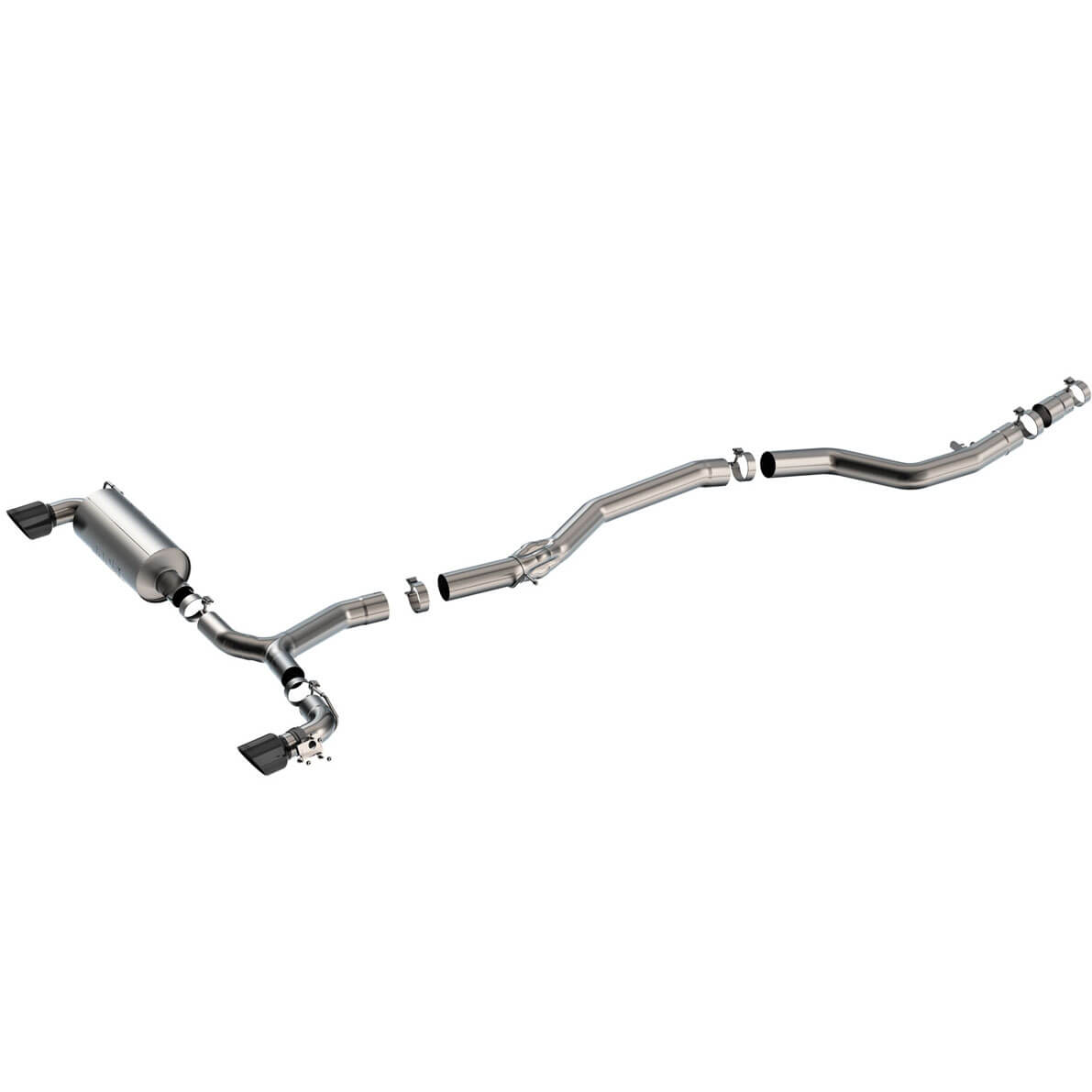 Borla ATAK Cat-Back Exhaust System w/ Black Chrome Tips, 2020-2025 GR Supra