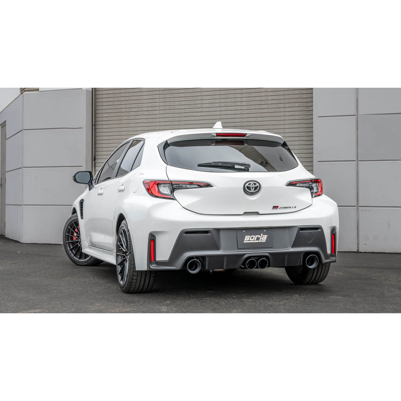 Borla ATAK Cat-Back Exhaust System w/ Black Tips, 2023-2025 GR Corolla - Angle 2