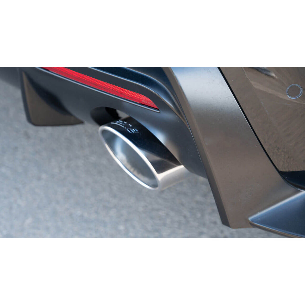 Borla ATAK Cat-Back Exhaust System w/ Chrome Tips, 2020-2025 GR Supra - Angle 3