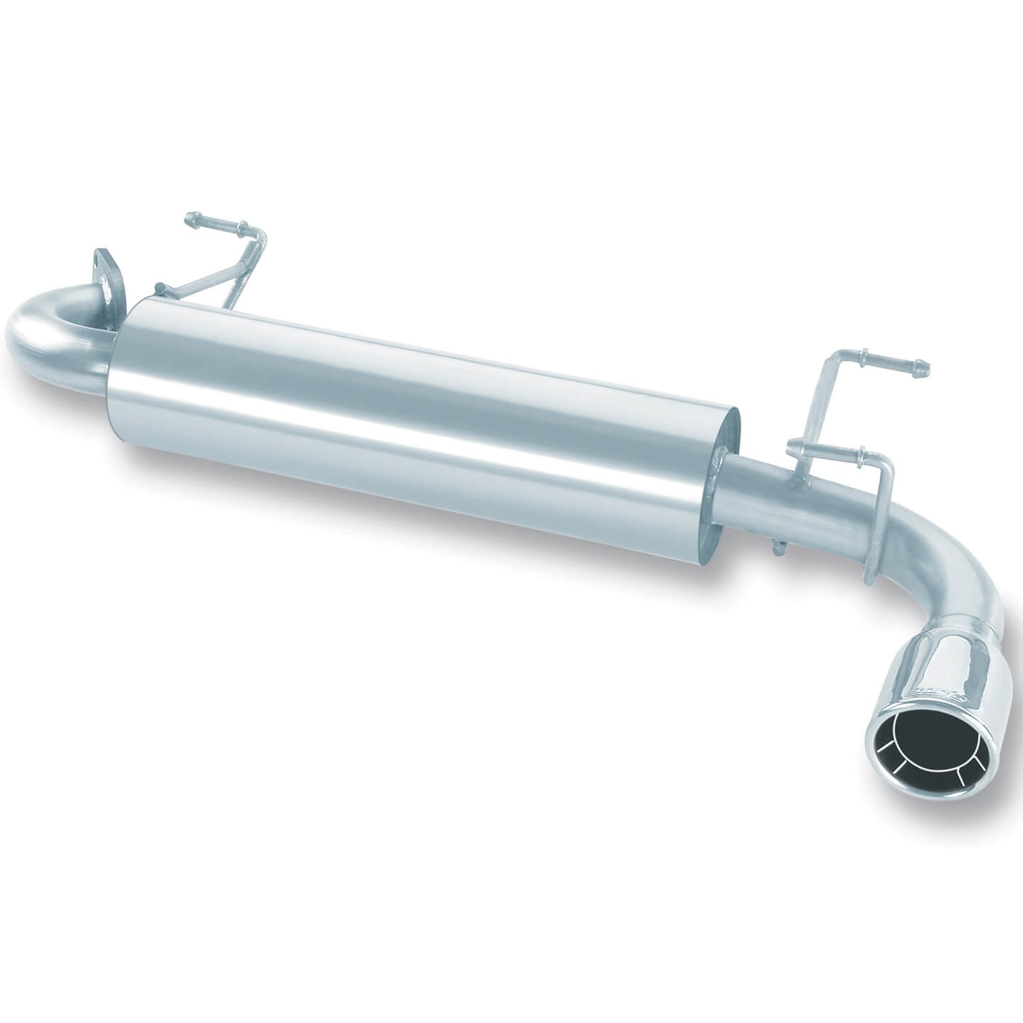 Borla S-Type Axle-Back Exhaust System w/ 3.5in Polished Tip, 1999-2005 Miata