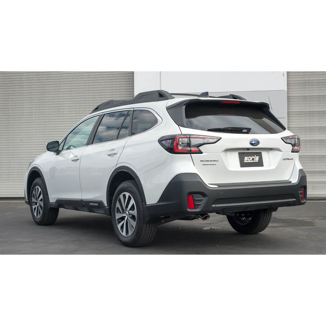 Borla S-Type Axle-Back Exhaust System w/ 3.5in Polished Tip, 2020-2025 Outback - Angle 2