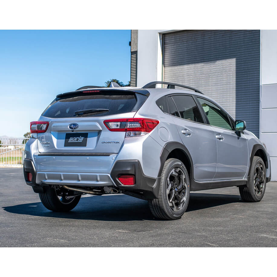 Borla S-Type Axle-Back Exhaust System w/ 3.5in Polished Tip, 2018-2023 Crosstrek - Angle 2