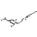 Borla S-Type Cat-Back Exhaust System (2.75 to Dual 2.25in), 2008-2015 EVO X