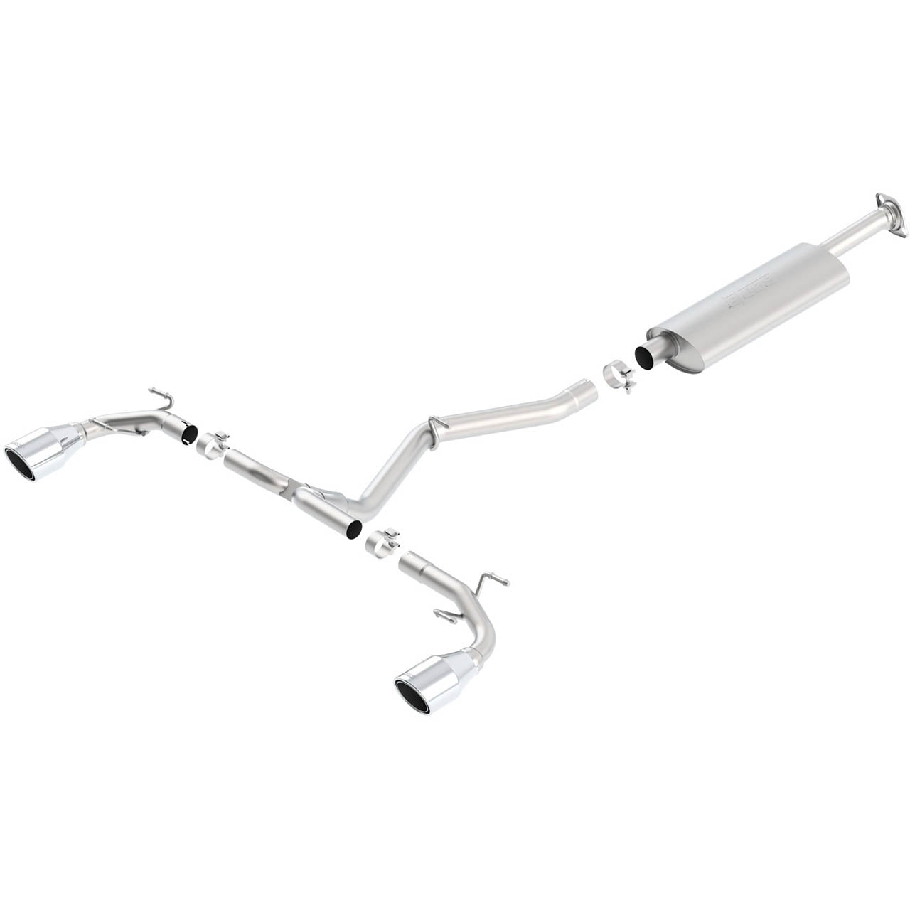 Borla S-Type Cat-Back Exhaust System w/ 4.5in Polished Tips, 2013-2016 BRZ & FR-S