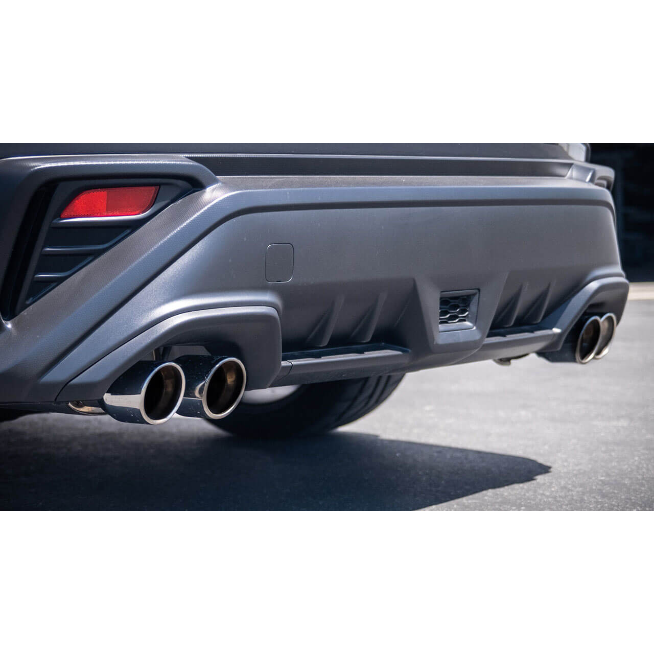 Borla S-Type Cat-Back Exhaust System w/ Polished Tips, 2022-2026 WRX - Angle 3