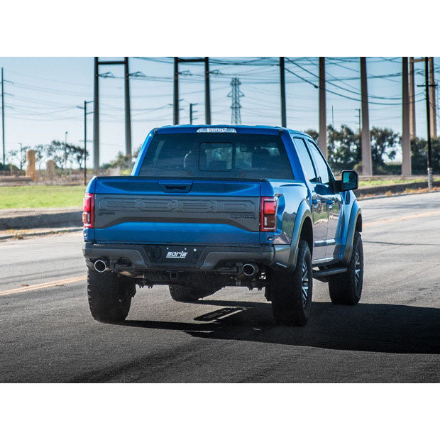 Borla X Pipe Mid-Pipes & S-Type Mufflers, 2017-2020 F-150 Raptor - Angle 2
