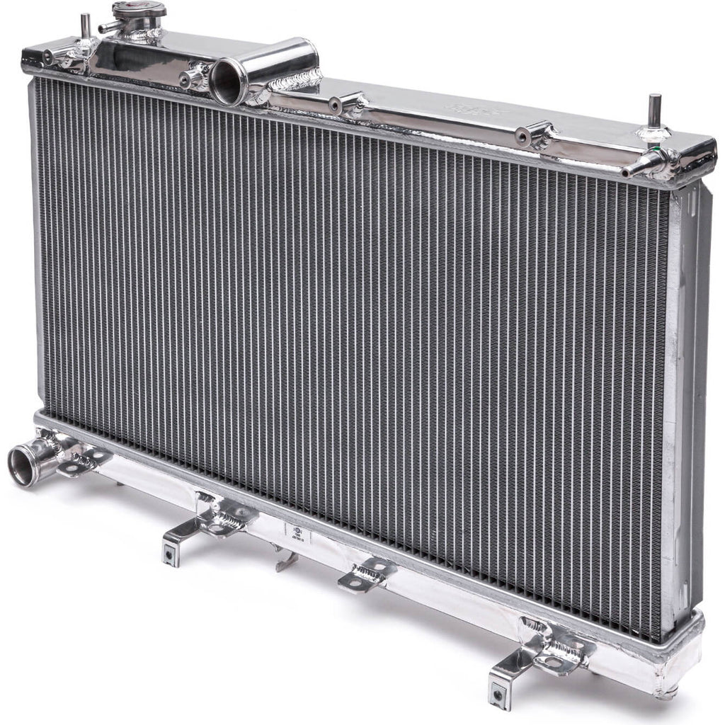 COBB 2-Row Aluminum Radiator, 2008-2014 WRX & 2008-2021 STi - Angle 2