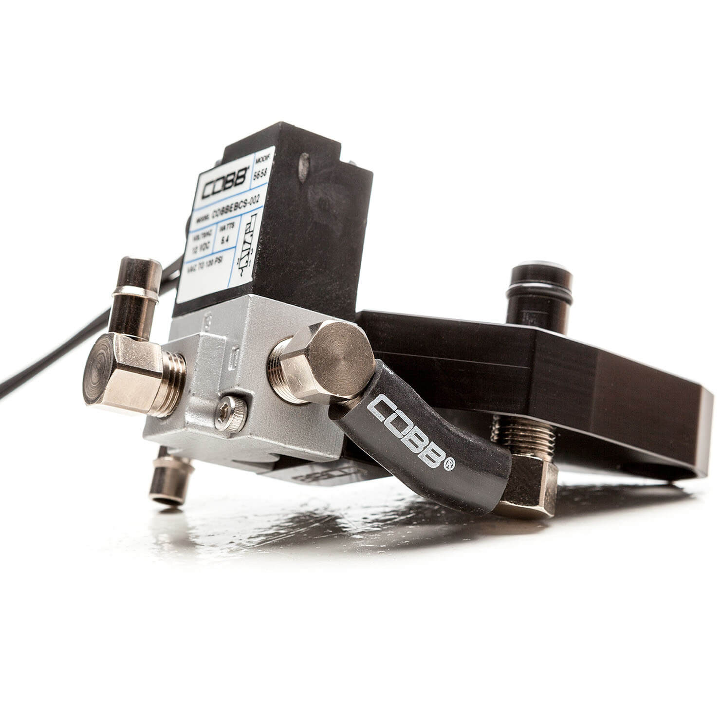 COBB 3-Port Boost Control Solenoid, 2015-2021 WRX - Angle 2