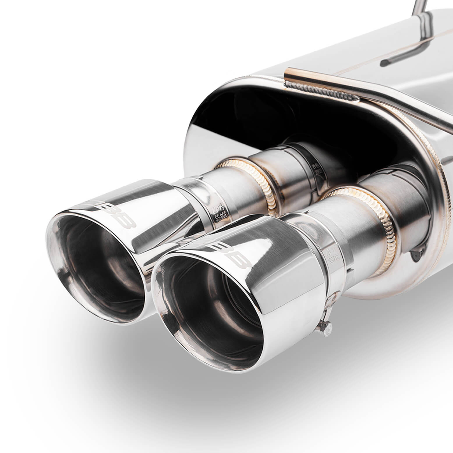 COBB 3in Cat-Back Exhaust System, 2022-2026 WRX - Angle 4