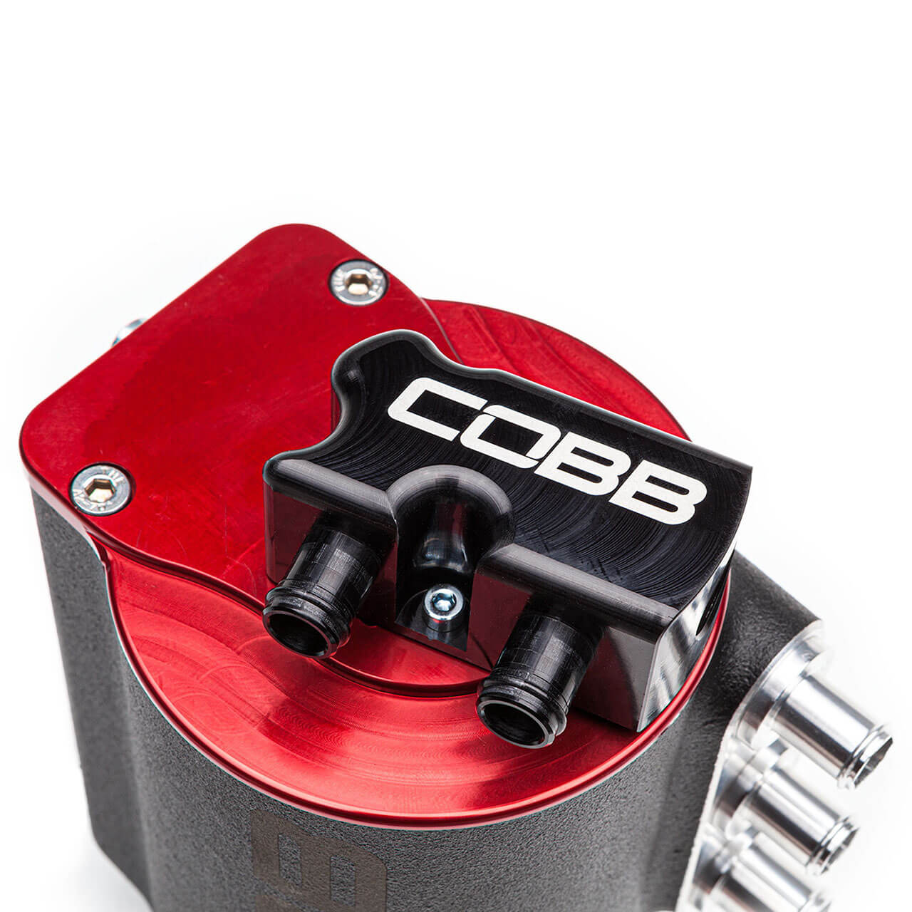 COBB Air/Oil Separator Kit, 2008-2014 WRX & 2008-2021 STi - Angle 2