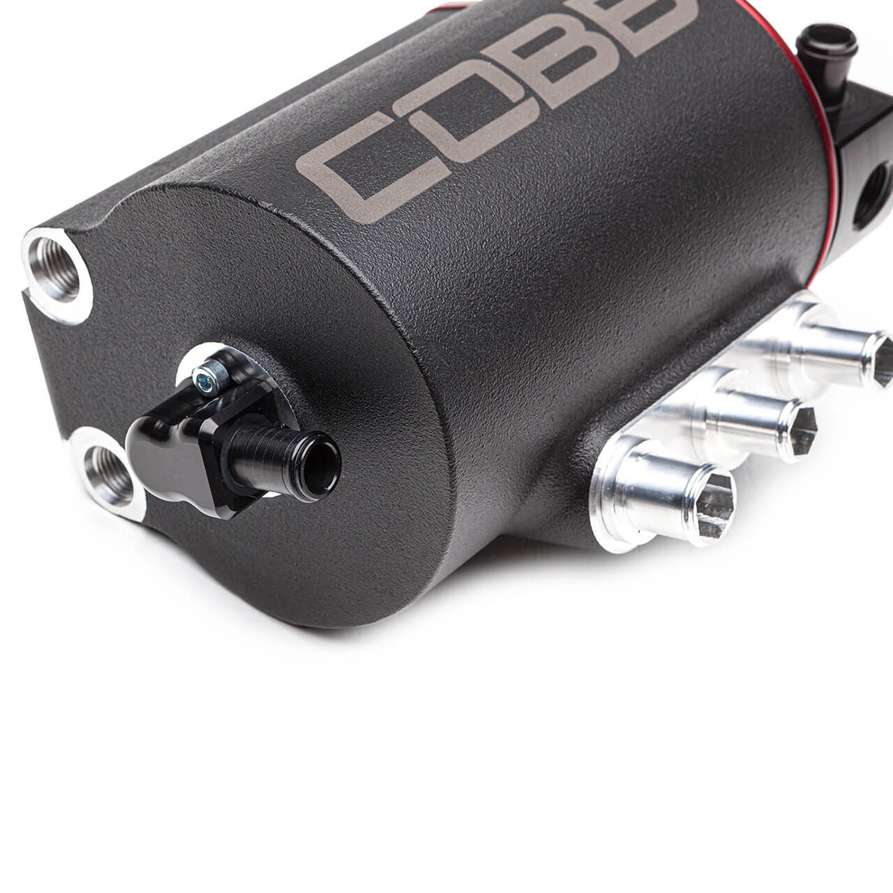 COBB Air/Oil Separator Kit, 2008-2014 WRX & 2008-2021 STi - Angle 3