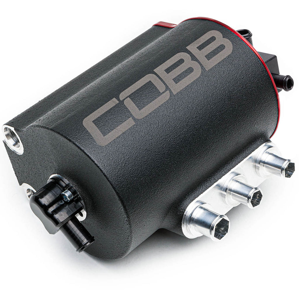 COBB Air/Oil Separator Kit, 2008-2014 WRX & 2008-2021 STi - Angle 4