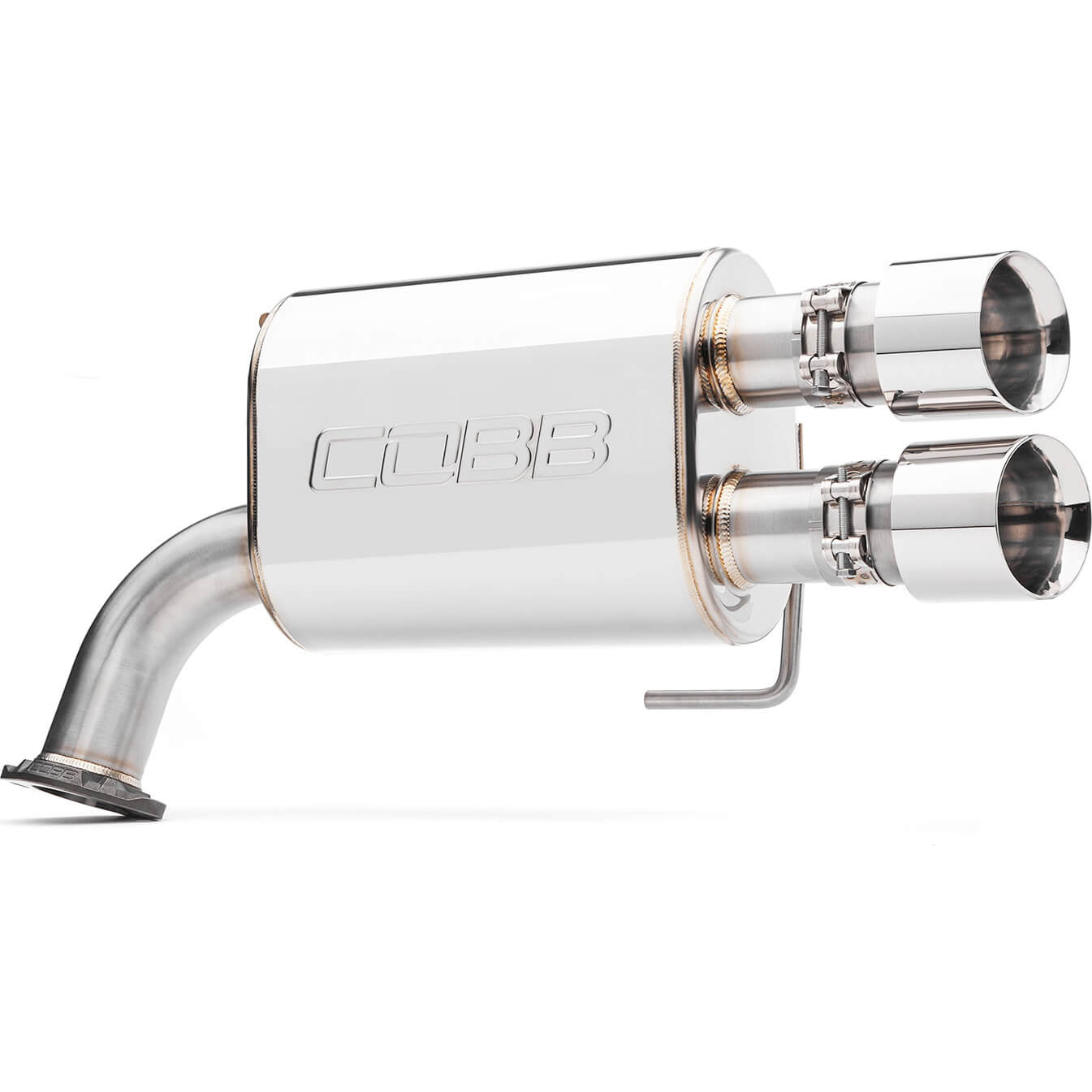 COBB Cat-Back Exhaust System, 2011-2021 STi & 2011-2014 WRX - Angle 2