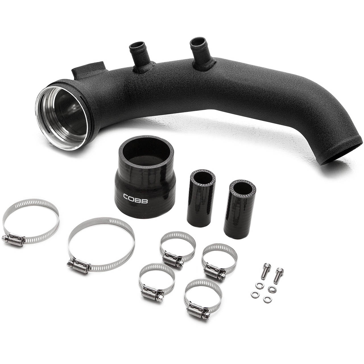 COBB Charge Pipe (Wrinkle Black), BMW N54