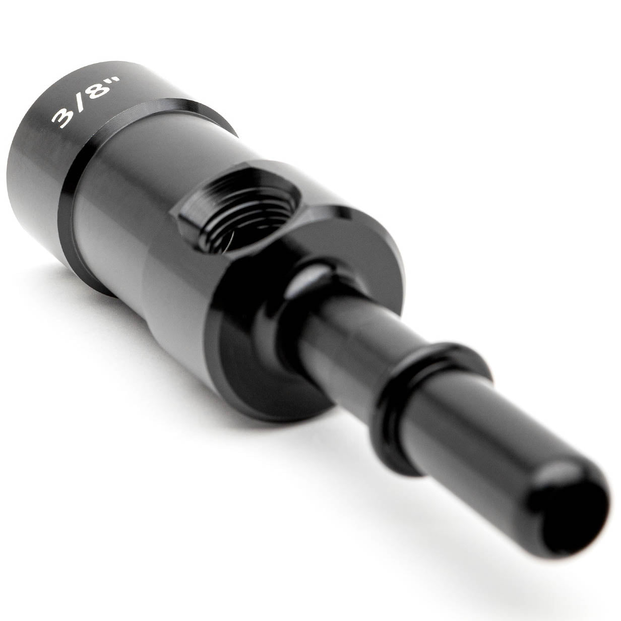 COBB EFI Quick Disconnect 1/8in NPT Tap, 3/8in, 2008-2021 WRX & STi - Angle 2