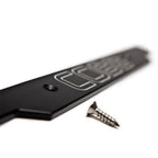 COBB Front License Plate Delete (Black), 2002-2005 WRX & 2004-2005 STi - Angle 3