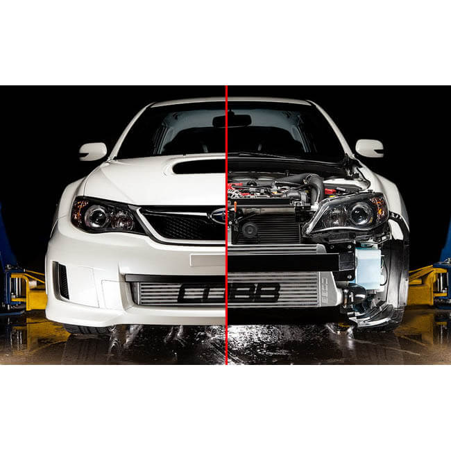 COBB Front Mount Intercooler Core Only (Silver), 2008-2014 WRX & STi - Angle 4
