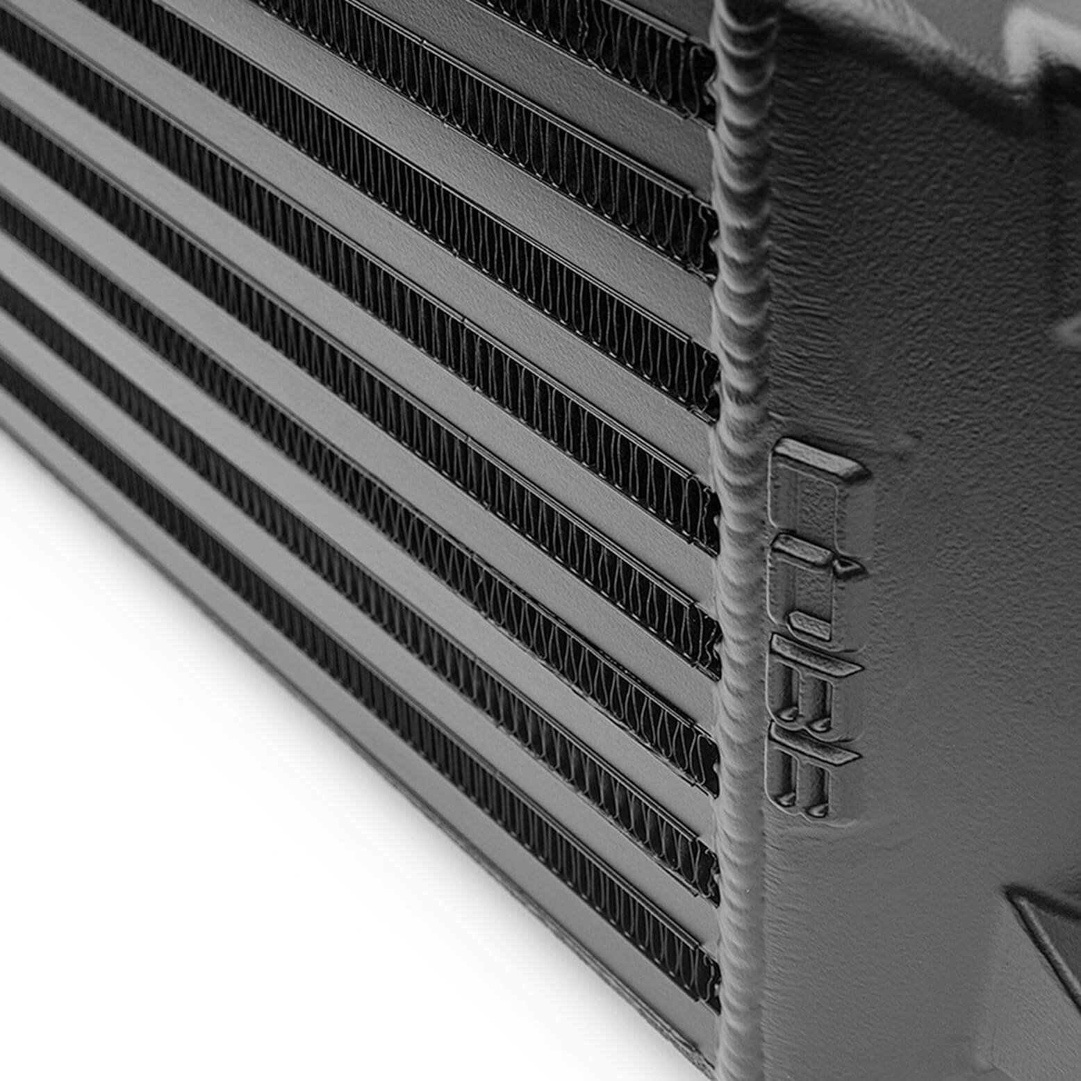 COBB Front Mount Intercooler (Factory Location, Black), 2022-2023 Bronco Raptor - Angle 4