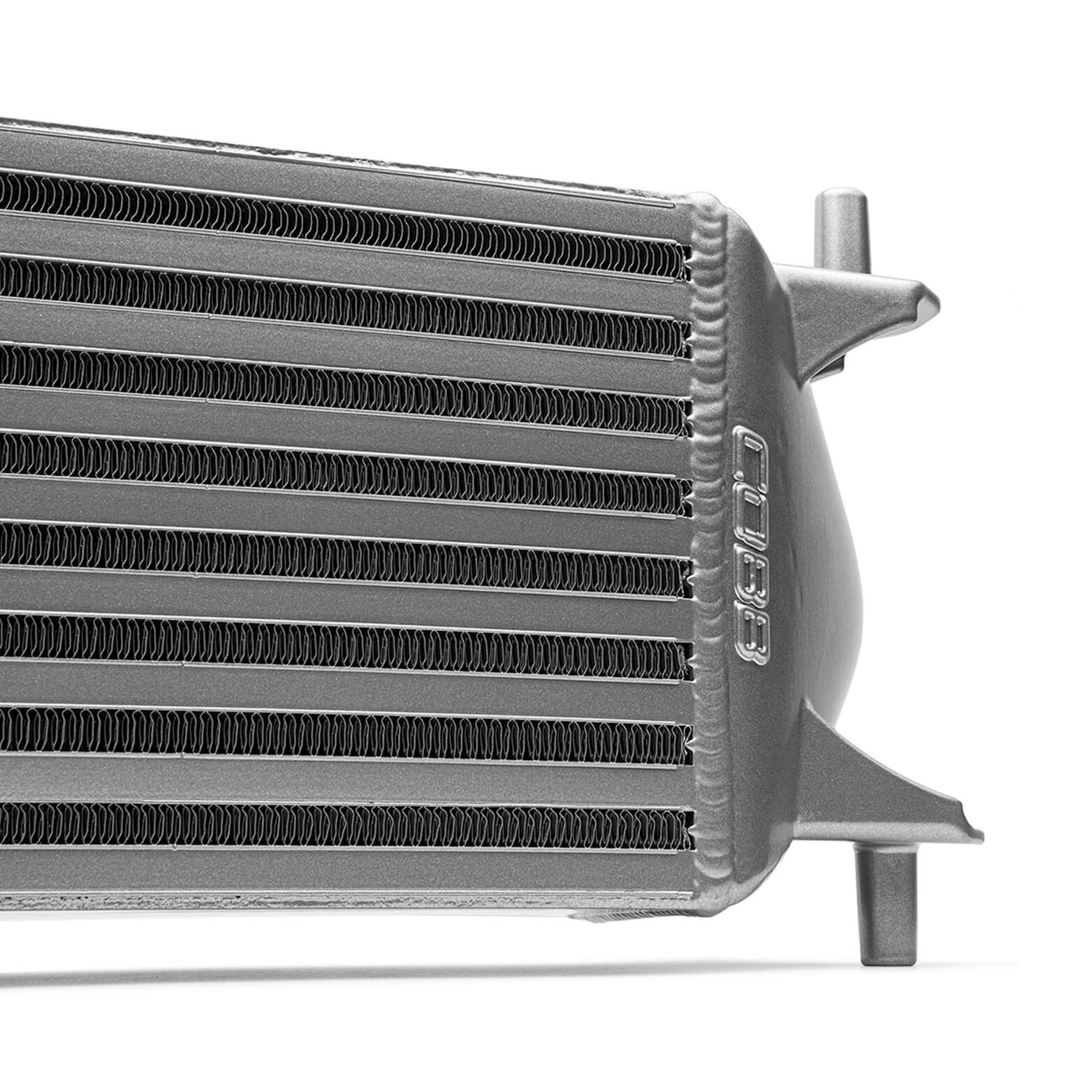 COBB Front Mount Intercooler (Factory Location, Silver), 2022-2023 Bronco Raptor - Angle 3
