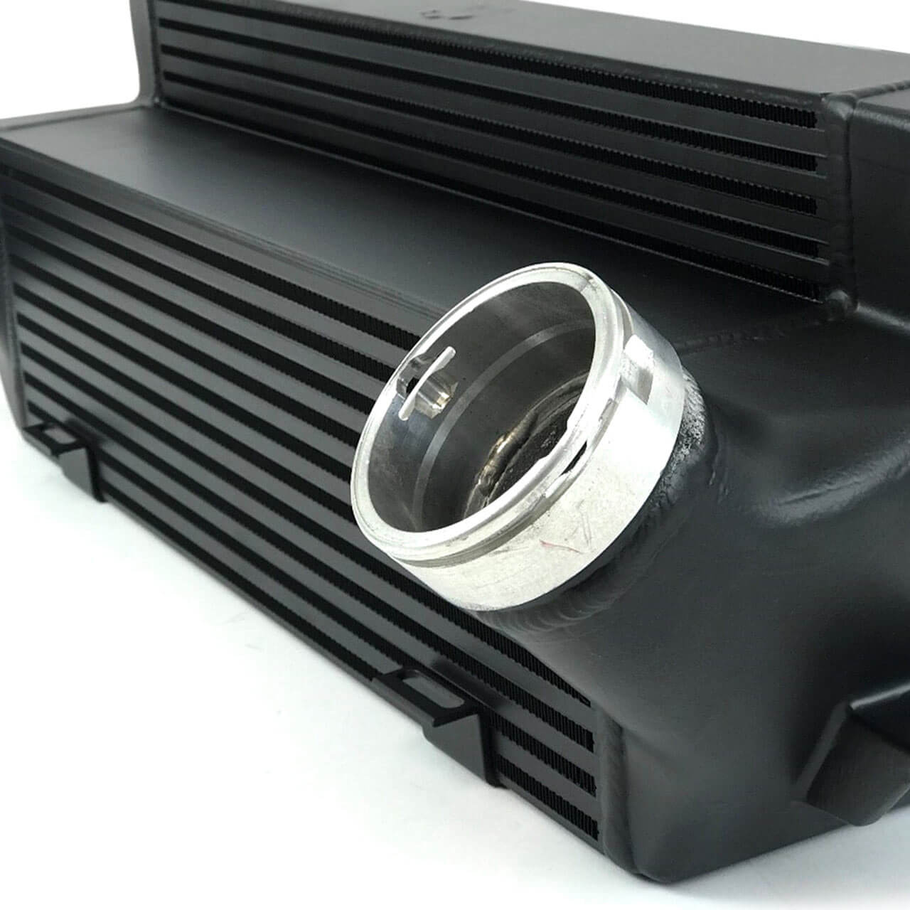 COBB Front Mount Intercooler Kit (Black), 2008-2013 135i - Angle 2