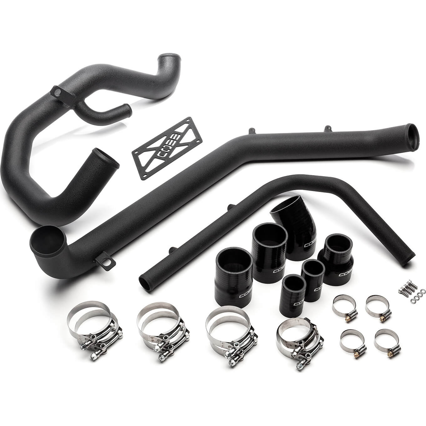 COBB Hard Pipe Kit (Stealth Black Powder Coat), 2008-2015 EVO X