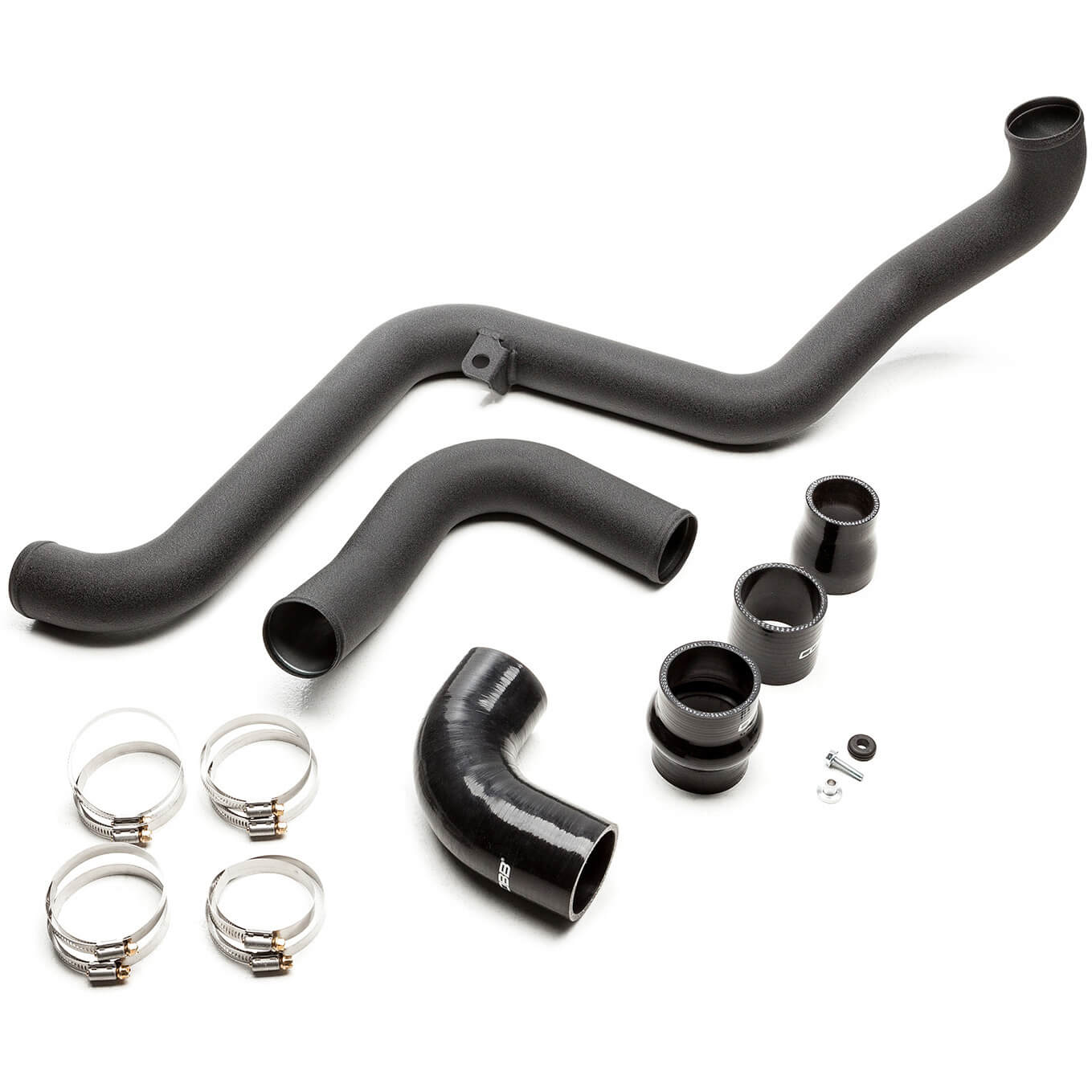 COBB Intercooler Hard Pipe Kit (Wrinkle Black), 2016-2018 Focus RS