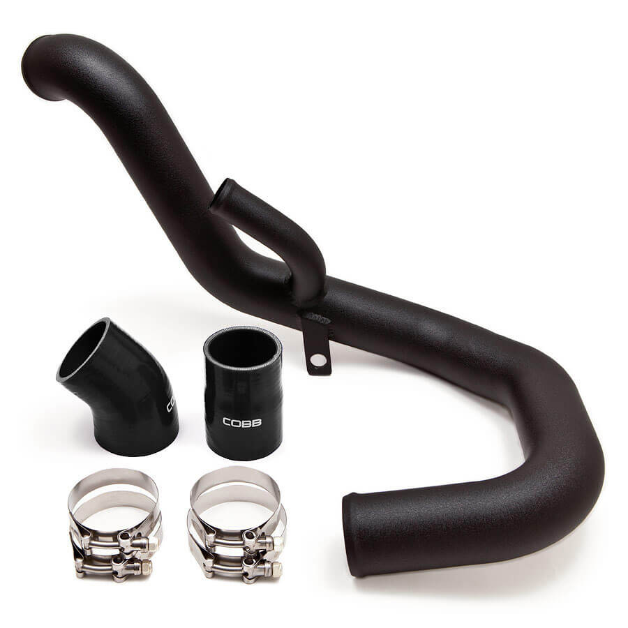 COBB Intercooler Lower Hard-Pipe Kit (Stealth Black), 2008-2015 EVO X