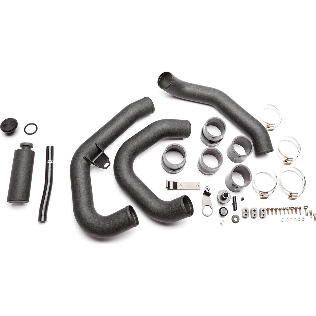 COBB Intercooler Pipe Kit (Cold Side, Wrinkle Black, For COBB FMIC Only), 2015-2021 WRX