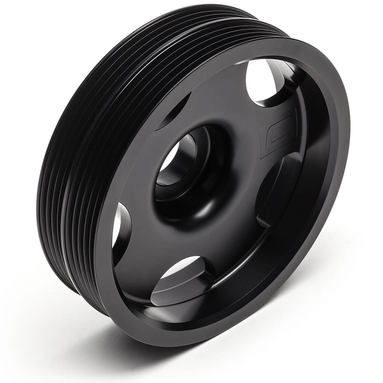 COBB Lightweight Crank Pulley (Stealth Black), 2002-2014 WRX & 2004-2021 STi