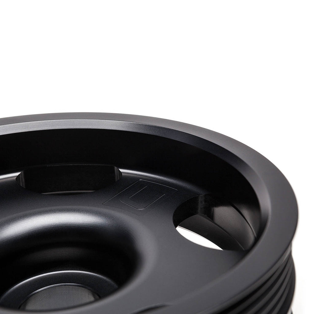COBB Lightweight Crank Pulley (Stealth Black), 2002-2014 WRX & 2004-2021 STi - Angle 2