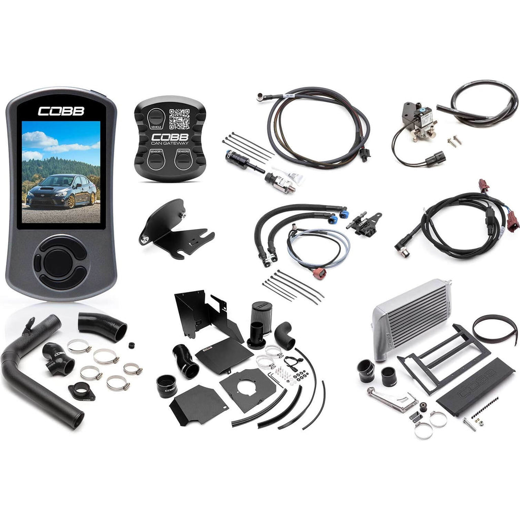 COBB NexGen Stage 2+ CAN Flex Fuel Power Package (SF Intake), 2018-2021 WRX (6MT)