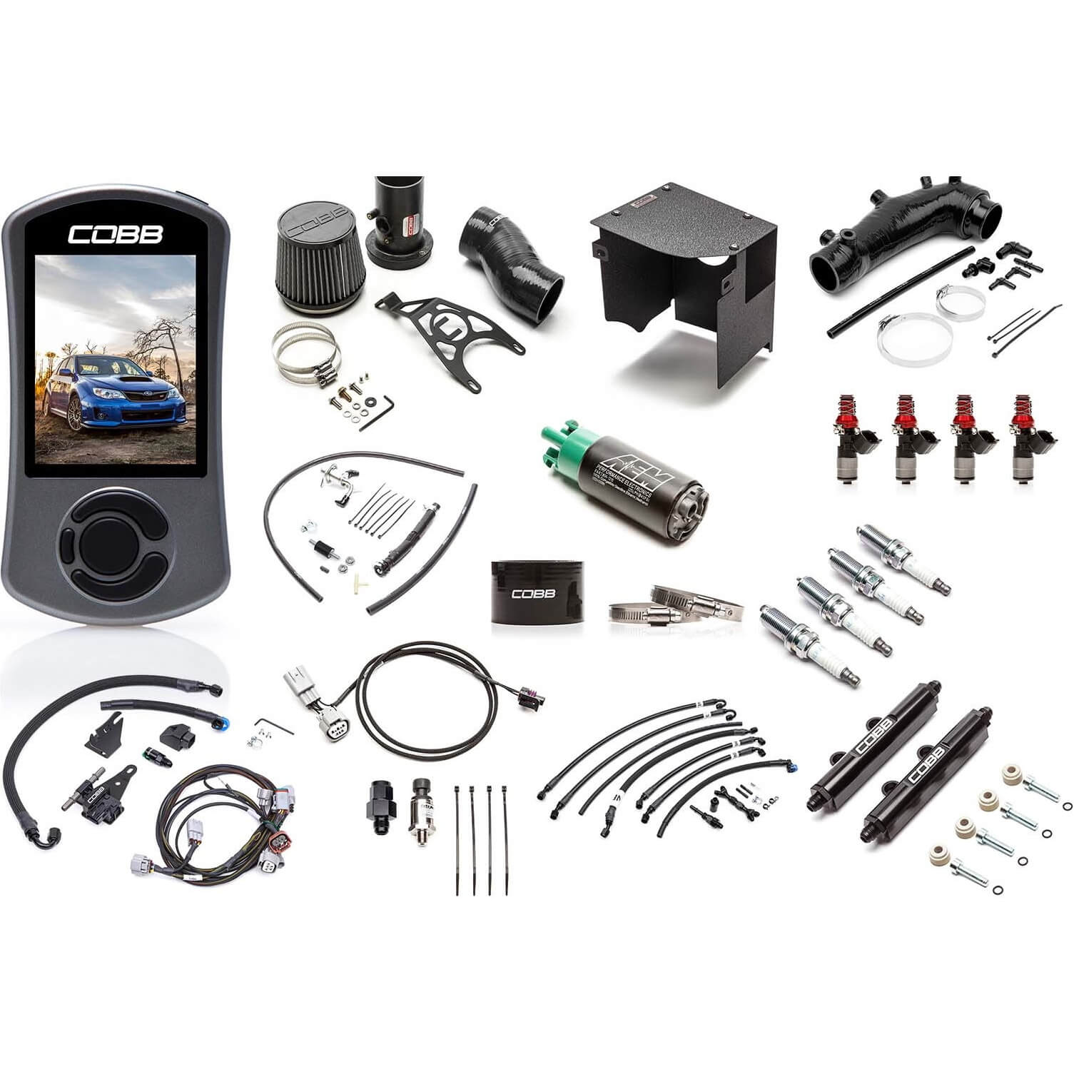 COBB NexGen Stage 2+ Flex Fuel Power Package (Black), 2008-2014 STi