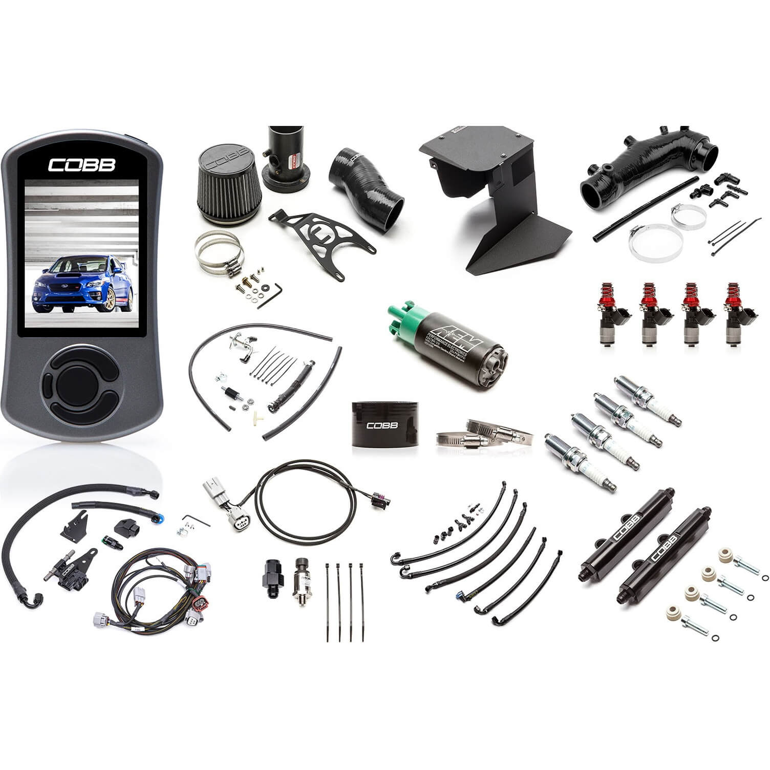 COBB NexGen Stage 2+ Flex Fuel Power Package (Black), 2015-2018 STi