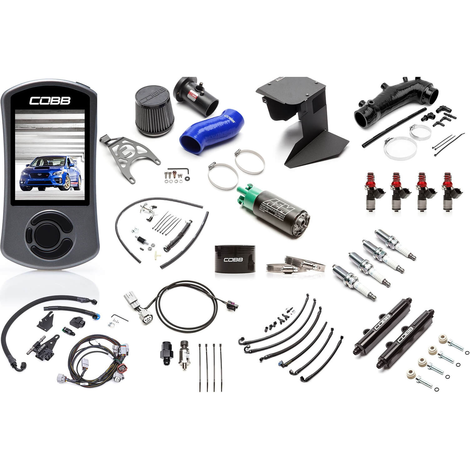COBB NexGen Stage 2+ Flex Fuel Power Package (Blue), 2015-2018 STi