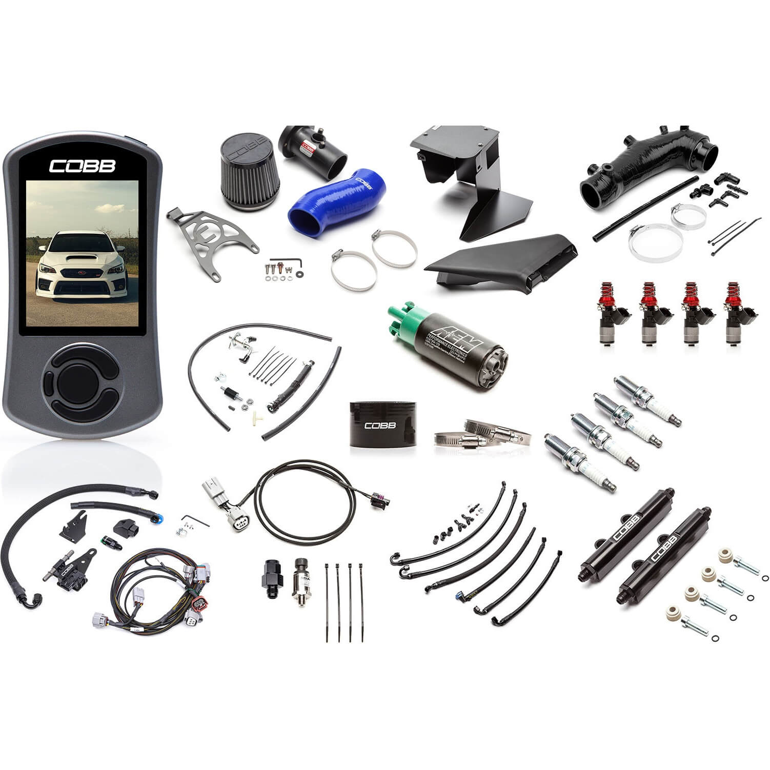 COBB NexGen Stage 2+ Flex Fuel Power Package (Blue), 2018 STi Type RA & 2019-2021 STi