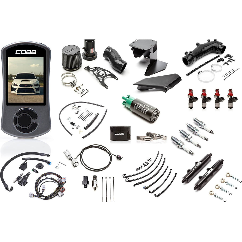 COBB NexGen Stage 2+ Flex Fuel Power Package (Stealth Black), 2018 STi Type RA & 2019-2021 STi