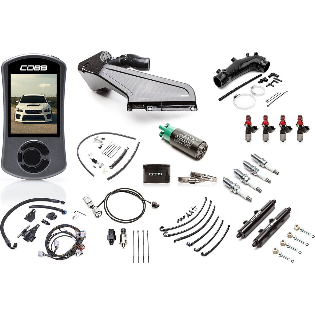 COBB NexGen Stage 2+ Flex Fuel Redline Carbon Fiber Power Package, 2015-2021 STi & 2018 STi Type RA