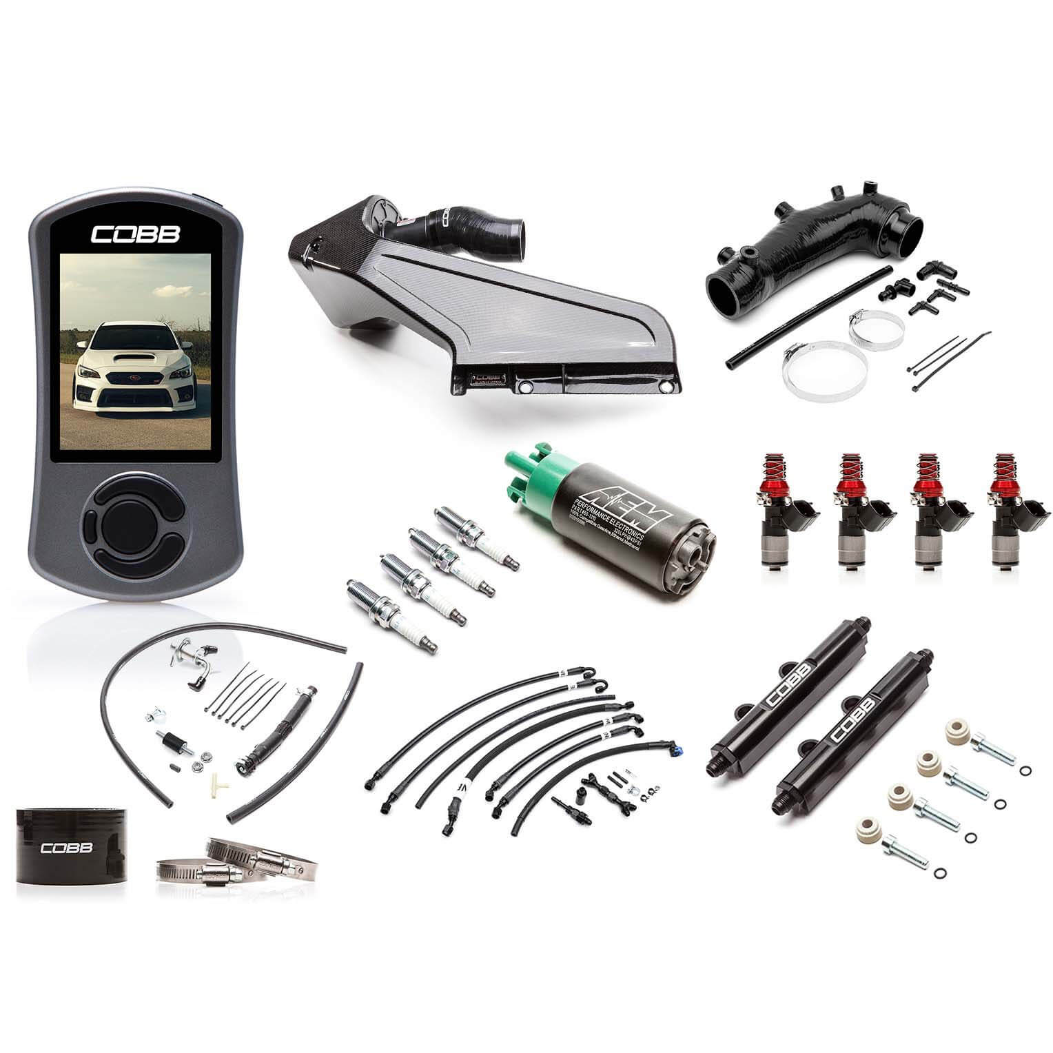 COBB NexGen Stage 2 Redline Carbon Fiber Power Package, 2015-2021 STi & 2018 STi Type RA