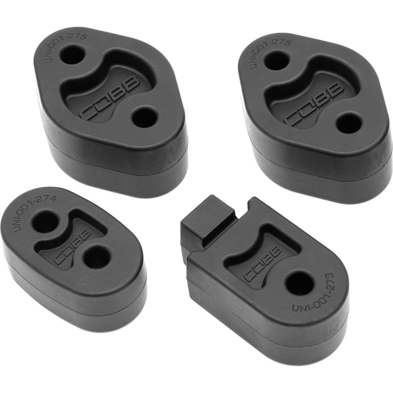 COBB Polyurethane Exhaust Hanger Kit (Black), 2013-2018 Focus ST