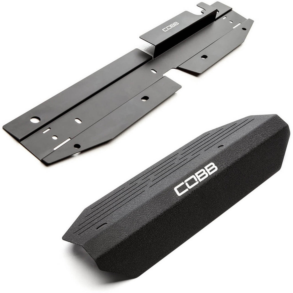 COBB Radiator Shroud + Alternator Cover (Wrinkle Black), 2008-2014 WRX & 2008-2014 STi