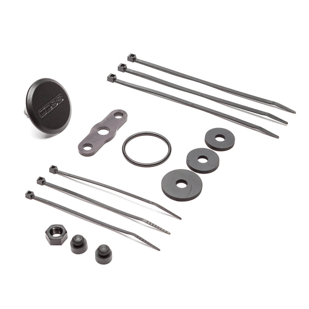 COBB Rear Wiper Delete (Black Anodized), 2002-2007 WRX Wagon & 2008-2014 WRX/STi Hatch