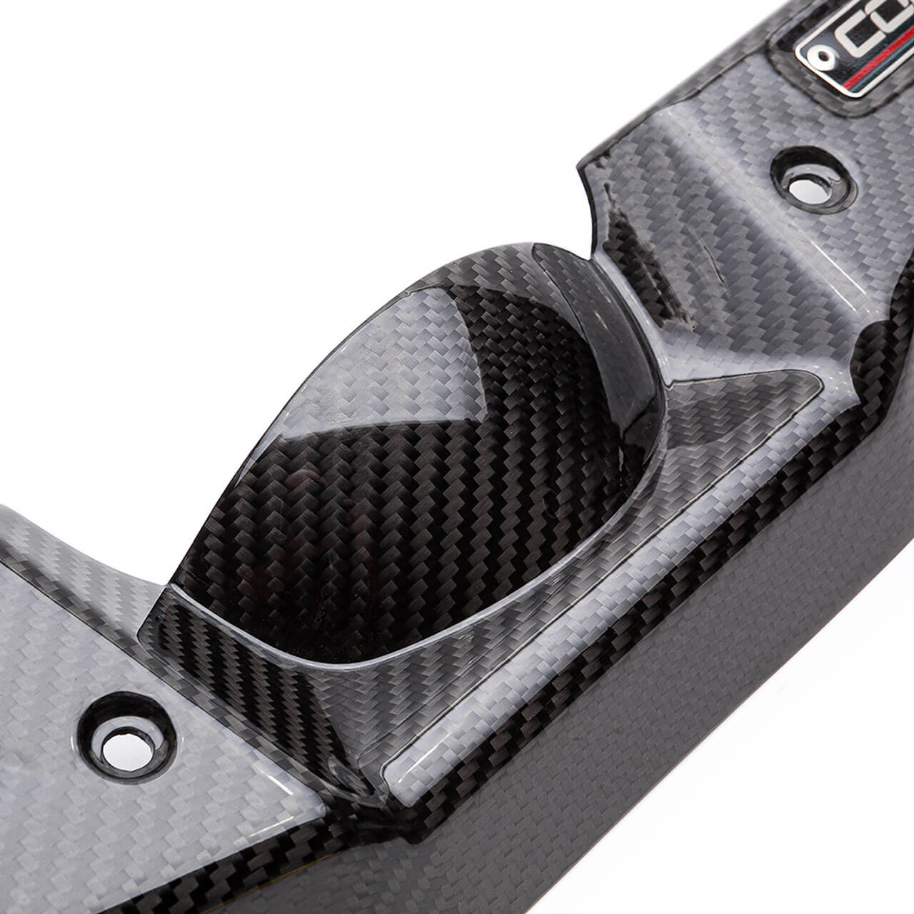 COBB Redline Carbon Fiber Alternator Cover, 2008-2014 WRX & 2008-2021 STi - Angle 3