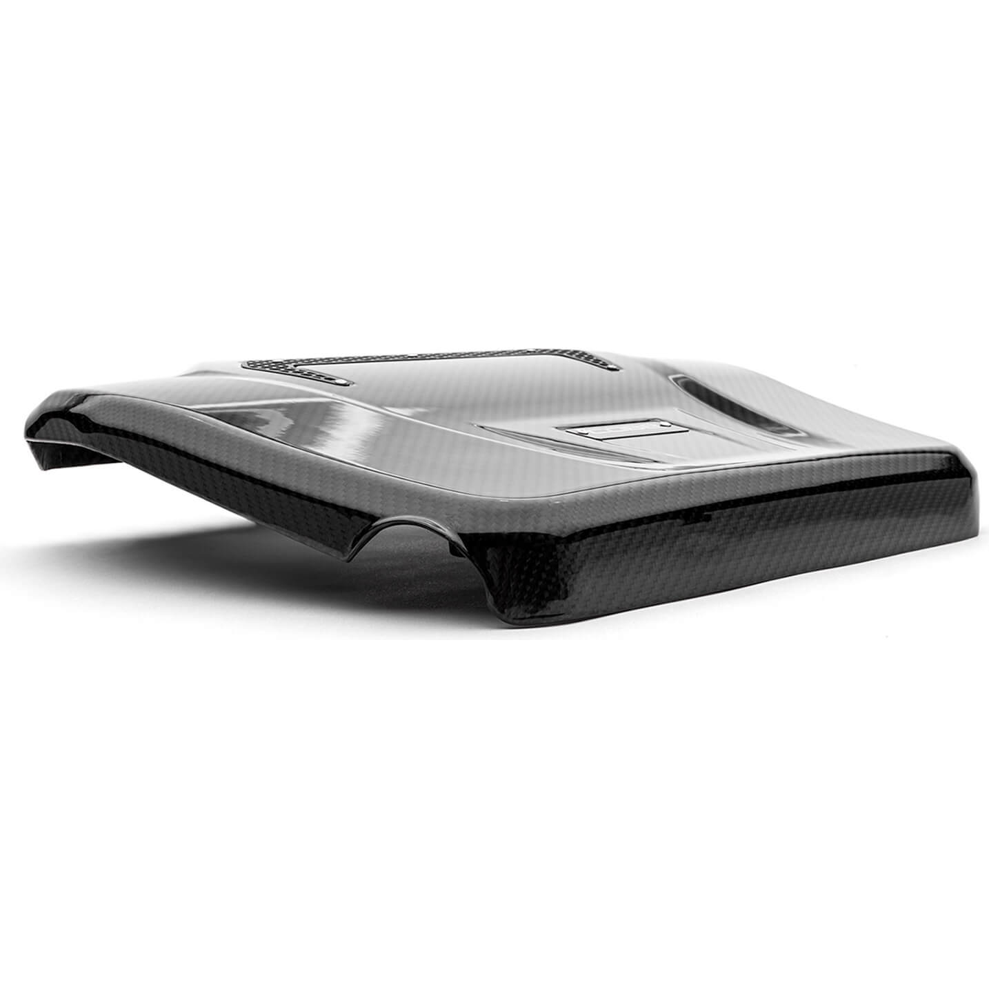 COBB Redline Carbon Fiber Engine Cover, 2015-2019 Golf R - Angle 4