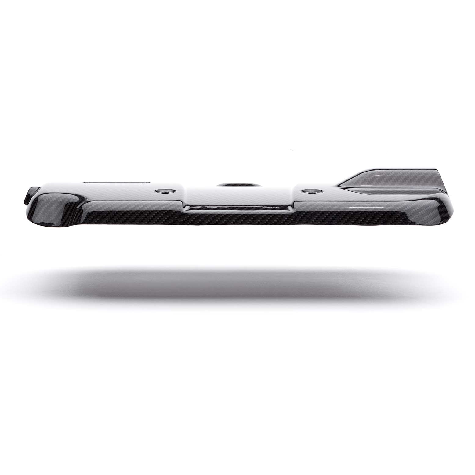 COBB Redline Carbon Fiber Engine Cover (Gloss), 2022-2026 WRX - Angle 3