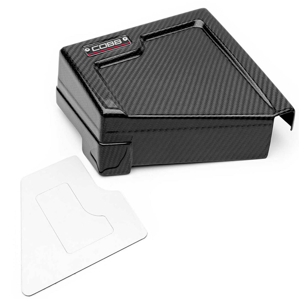COBB Redline Carbon Fiber Fuse Cover (Driver Side, Gloss), 2022-2026 WRX