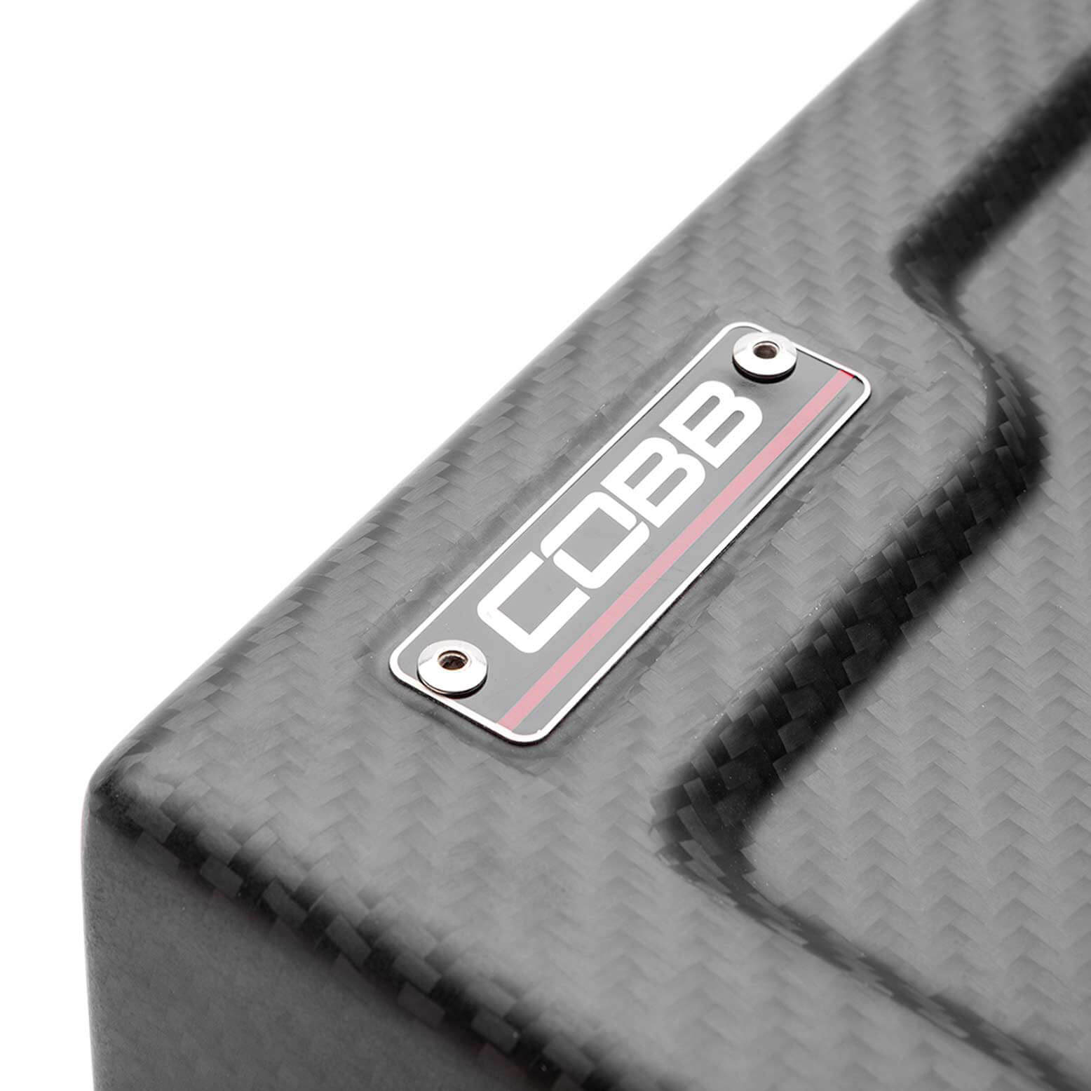 COBB Redline Carbon Fiber Fuse Cover (Driver Side, Matte), 2022-2026 WRX - Angle 3